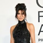 Ким Кардашьян в платье Chrome Hearts на церемонии вручения премии CFDA Fashion Awards 2023