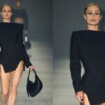 Прогулки Пэрис Хилтон по подиуму: Versace, Mugler и многое другое